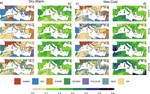 Changes in compound monthly precipitation and temperature extremes and their relationship with teleconnection patterns in the Mediterranean